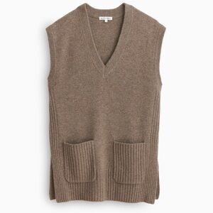 Alex Mill Kiah Oversized Sweater Vest Wool Cashmere Blend Women’s L